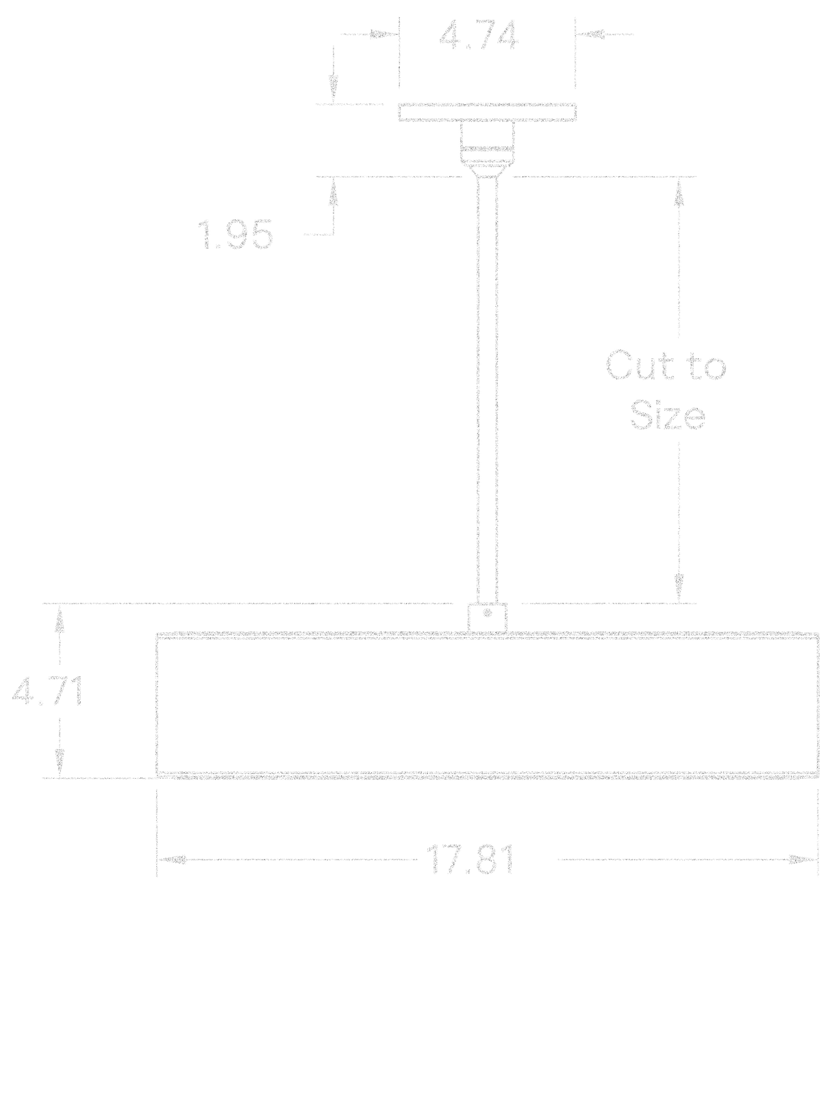 Monoscope Pendant 18" dimensions