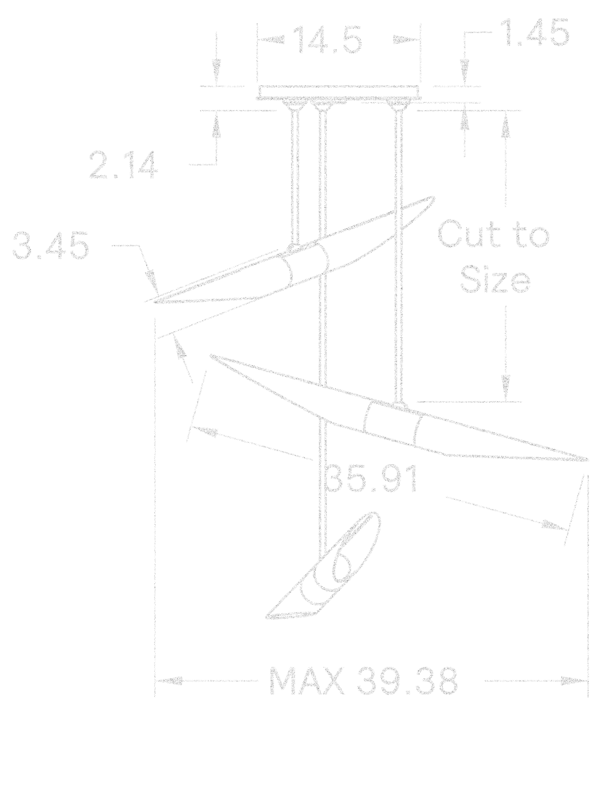 Voyager 333 Chandelier dimensions