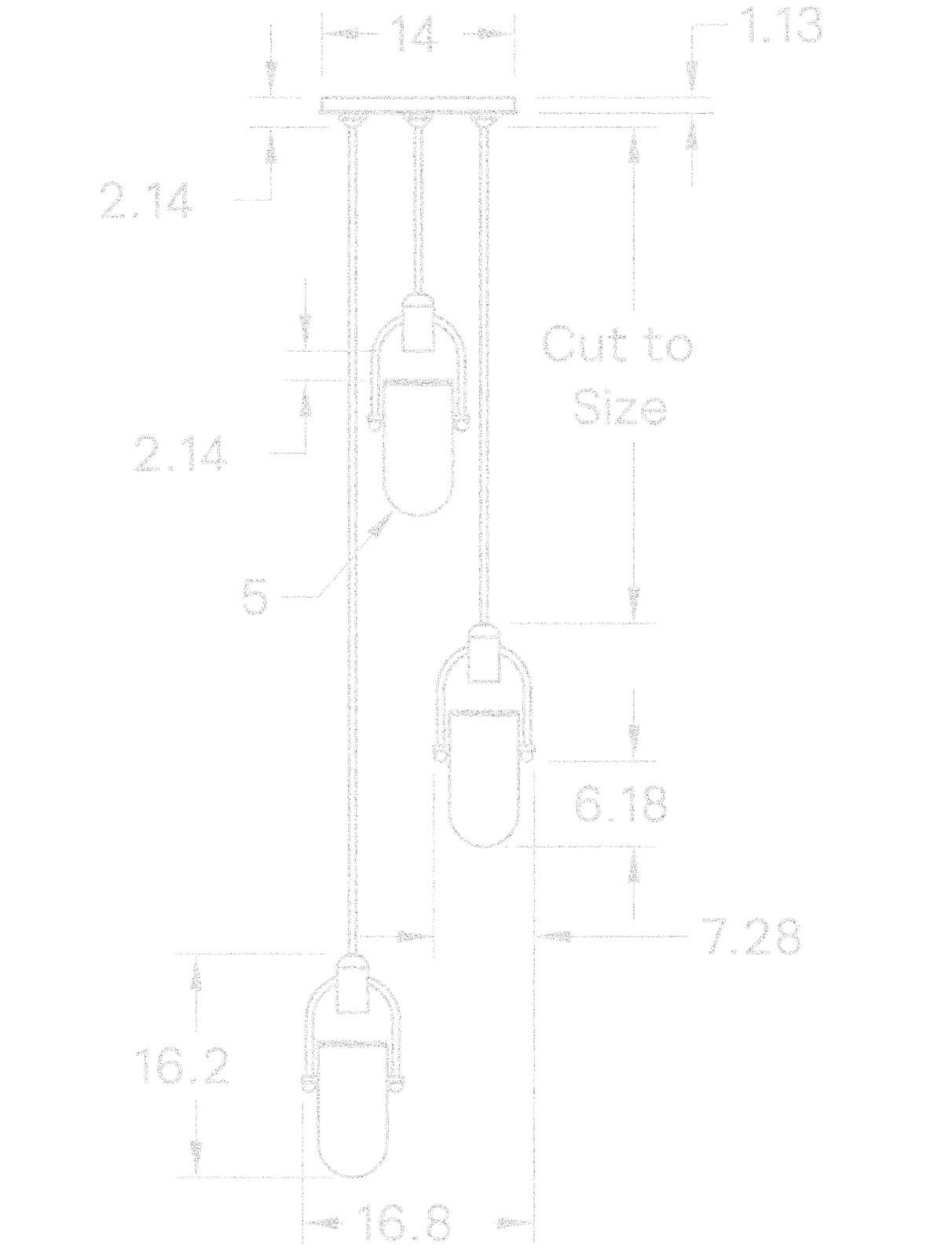 Arc Well Mini 3 dimensions