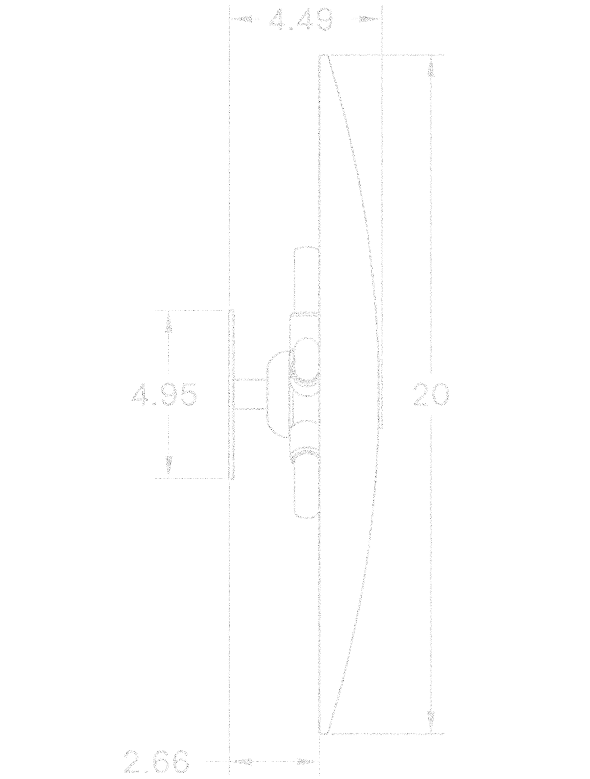 Wood Eclipse 20" dimensions