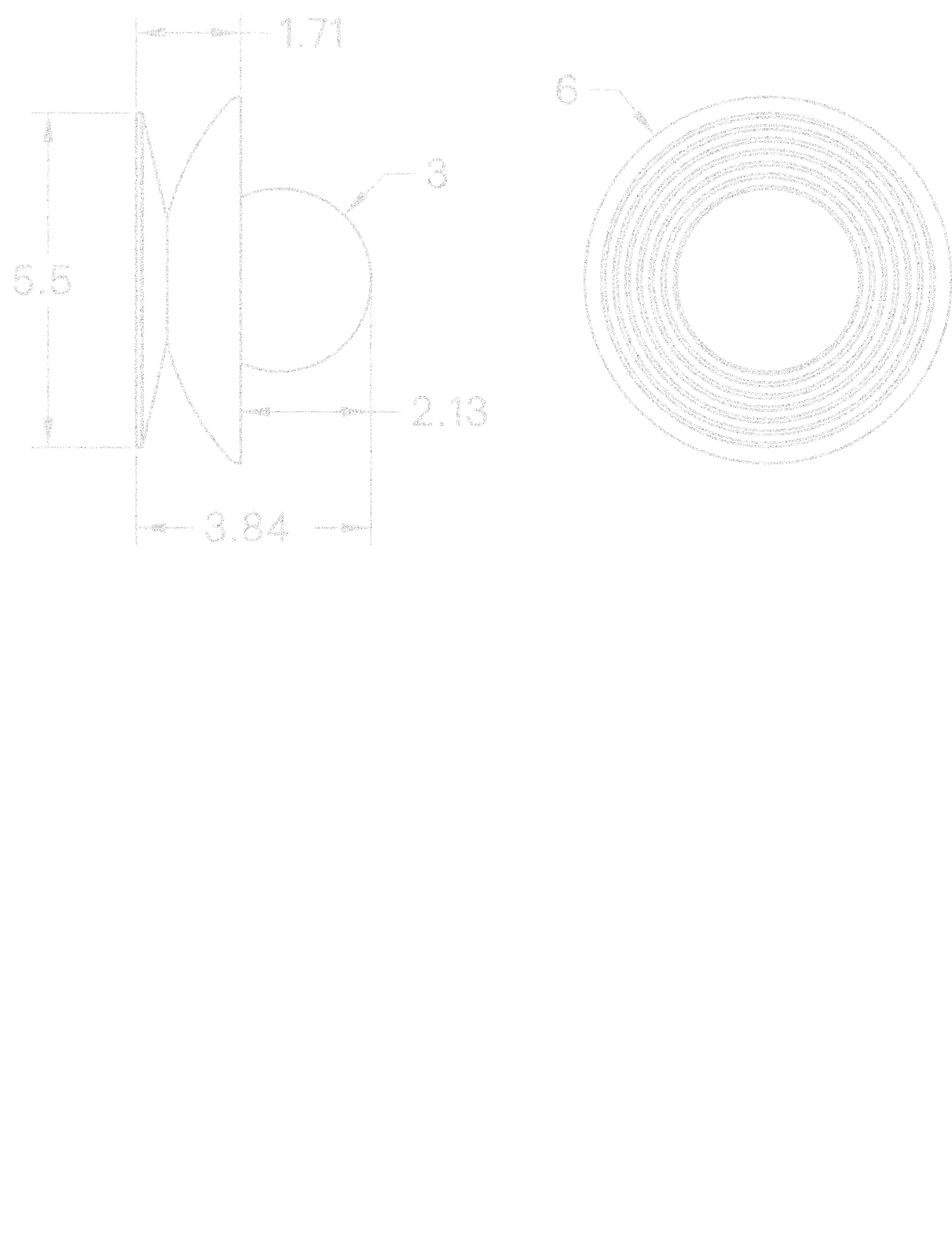 Concentric Mini dimensions