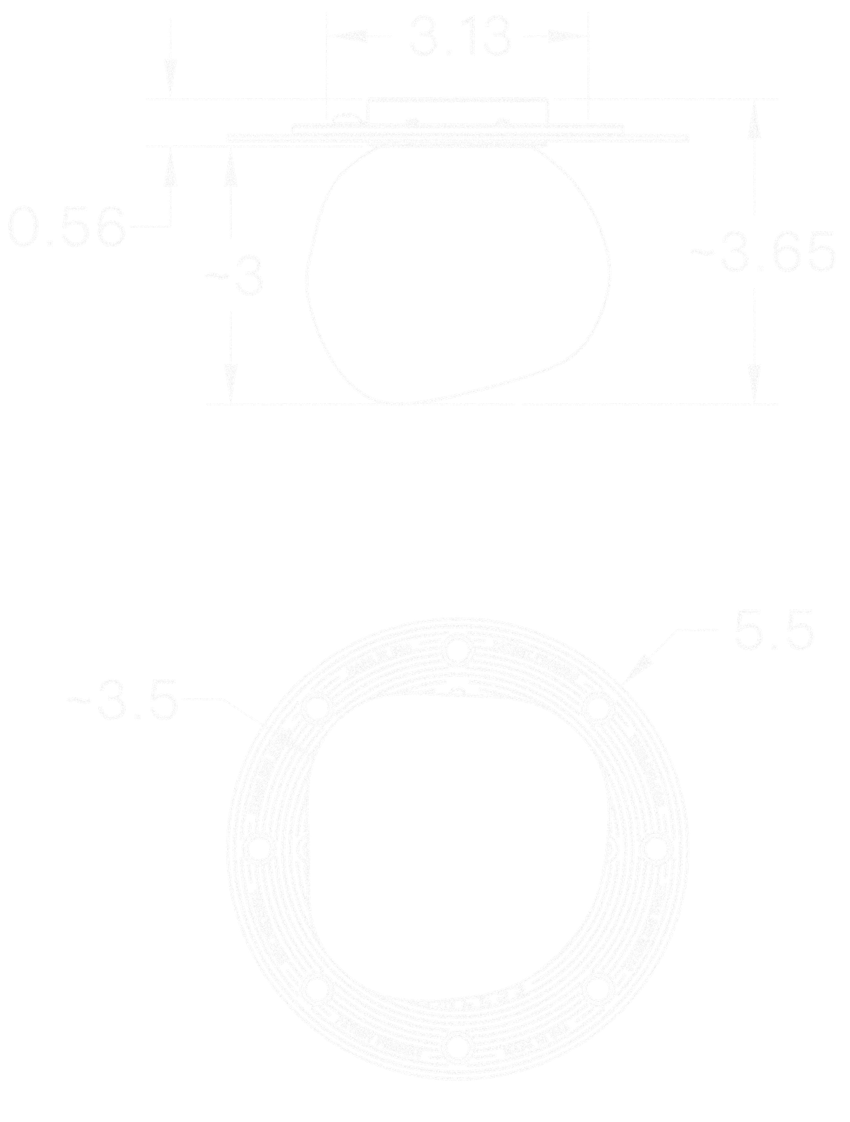 Riva Trimless dimensions