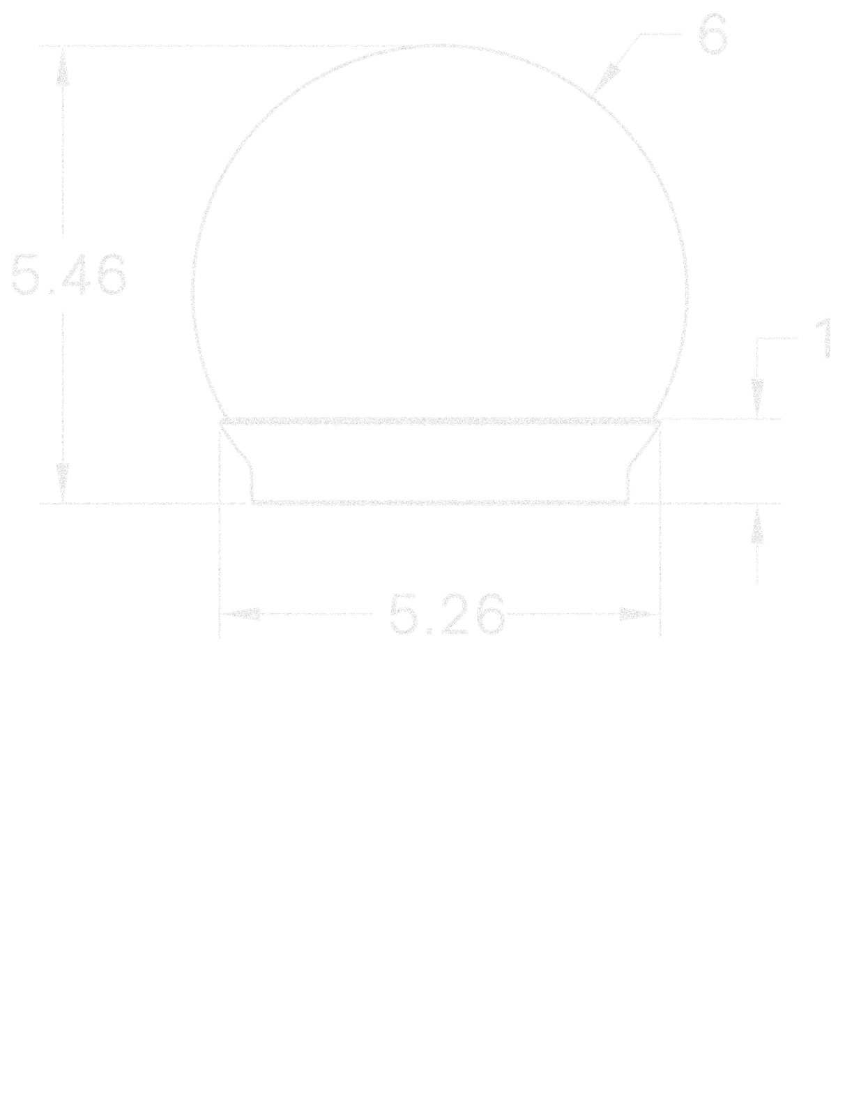 Stowe Flush dimensions