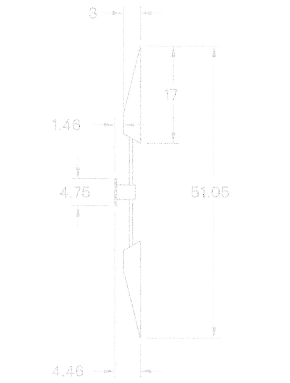 Voyager 17" Dual Sconce dimensions