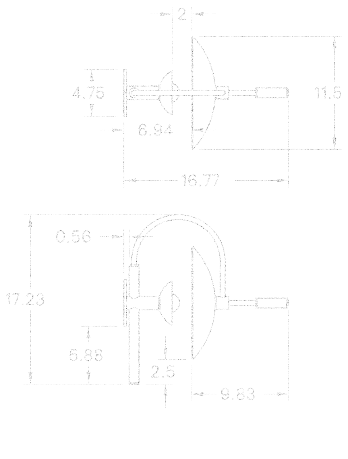 Aperture Sconce with Handle dimensions