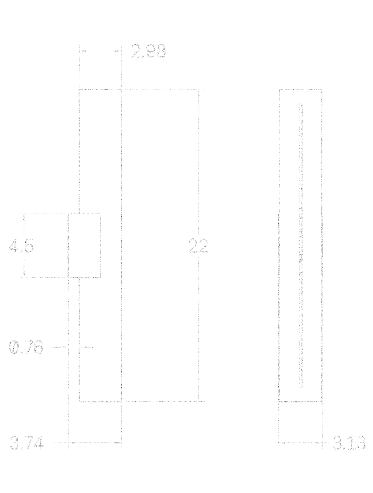 Court II 22" dimensions