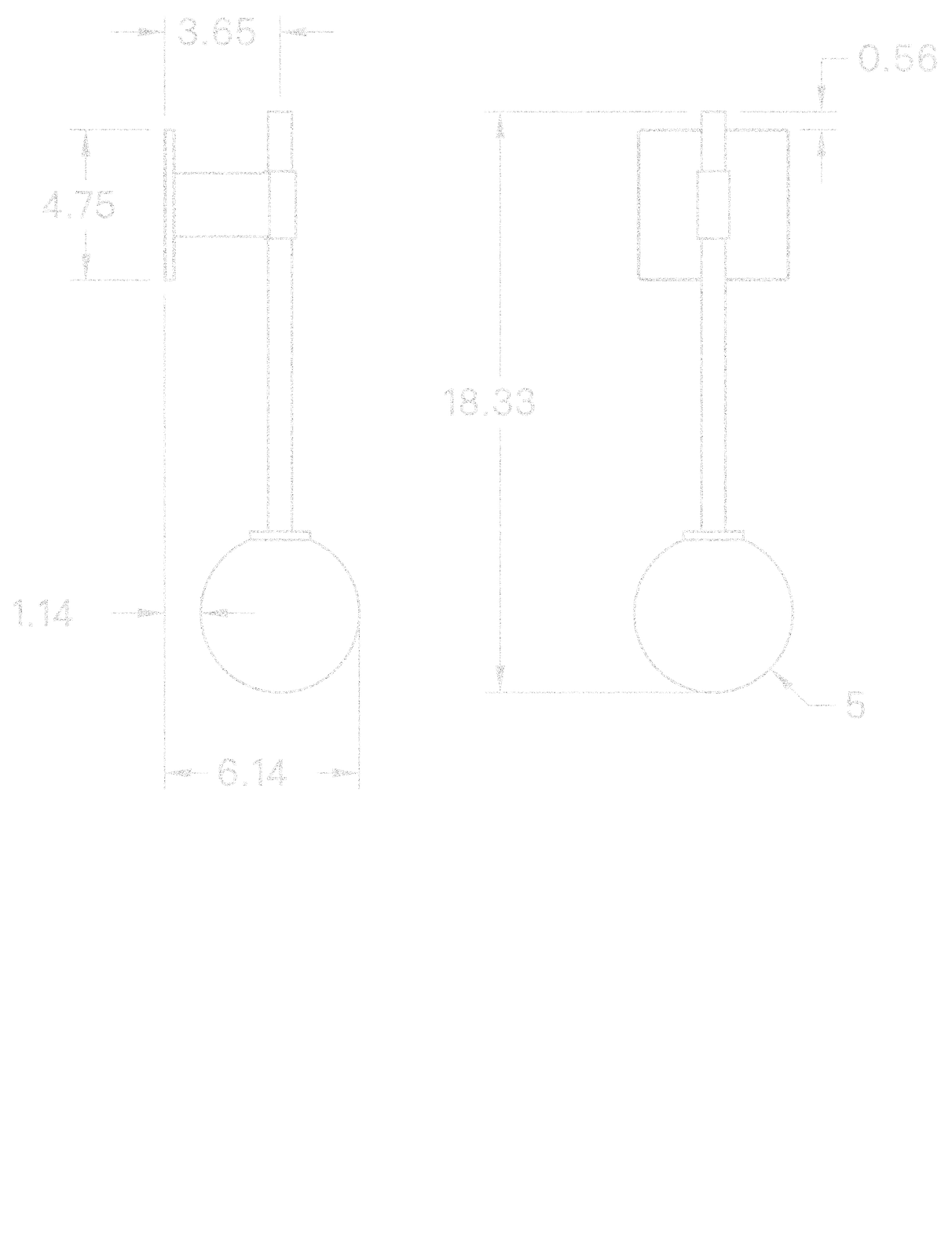 Bastion Sconce Long dimensions