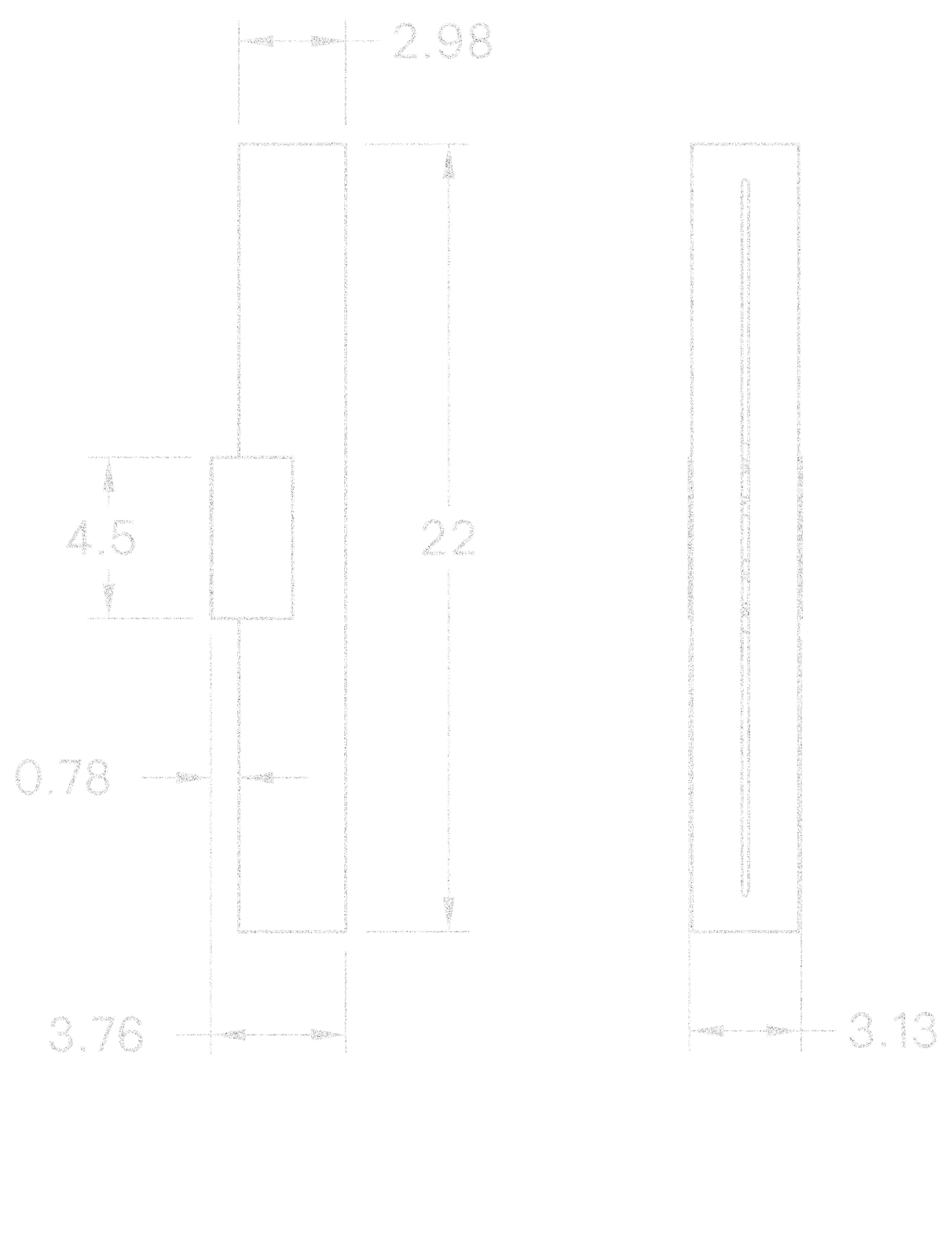 Wood Court II 22" dimensions