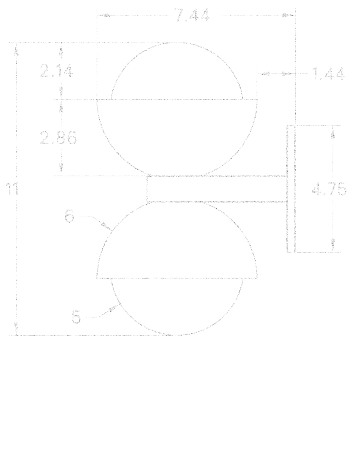 Dual Dome Sconce dimensions
