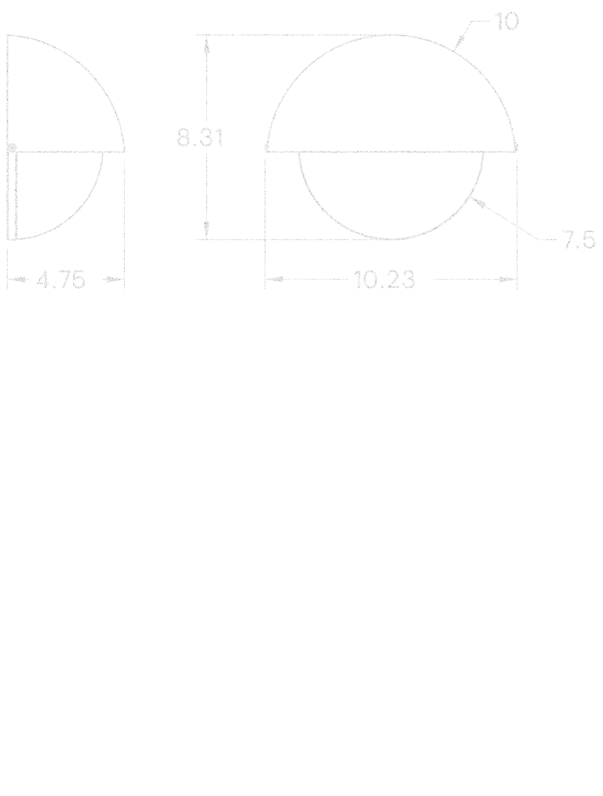 Axis Sconce dimensions