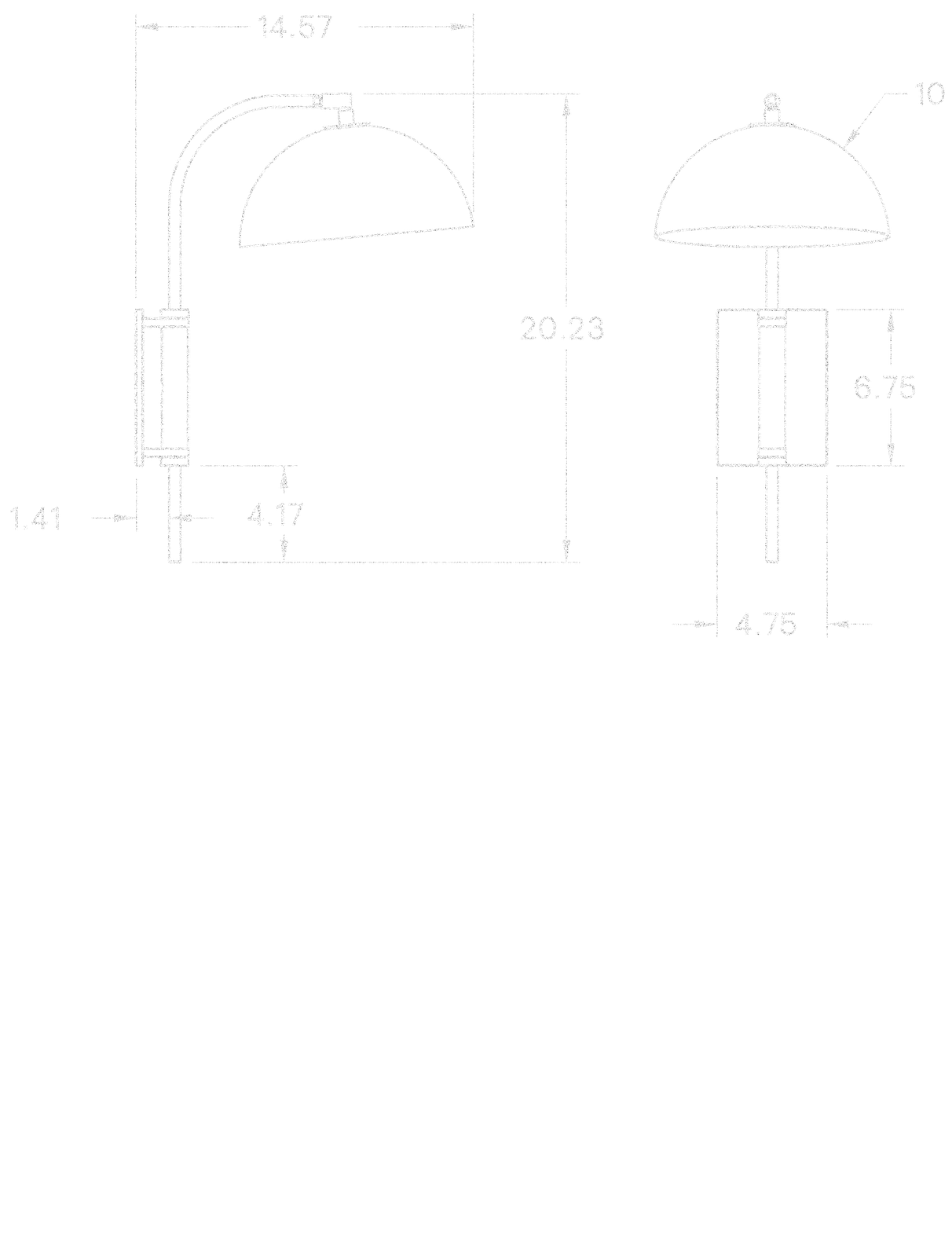 Pigalle Sconce dimensions
