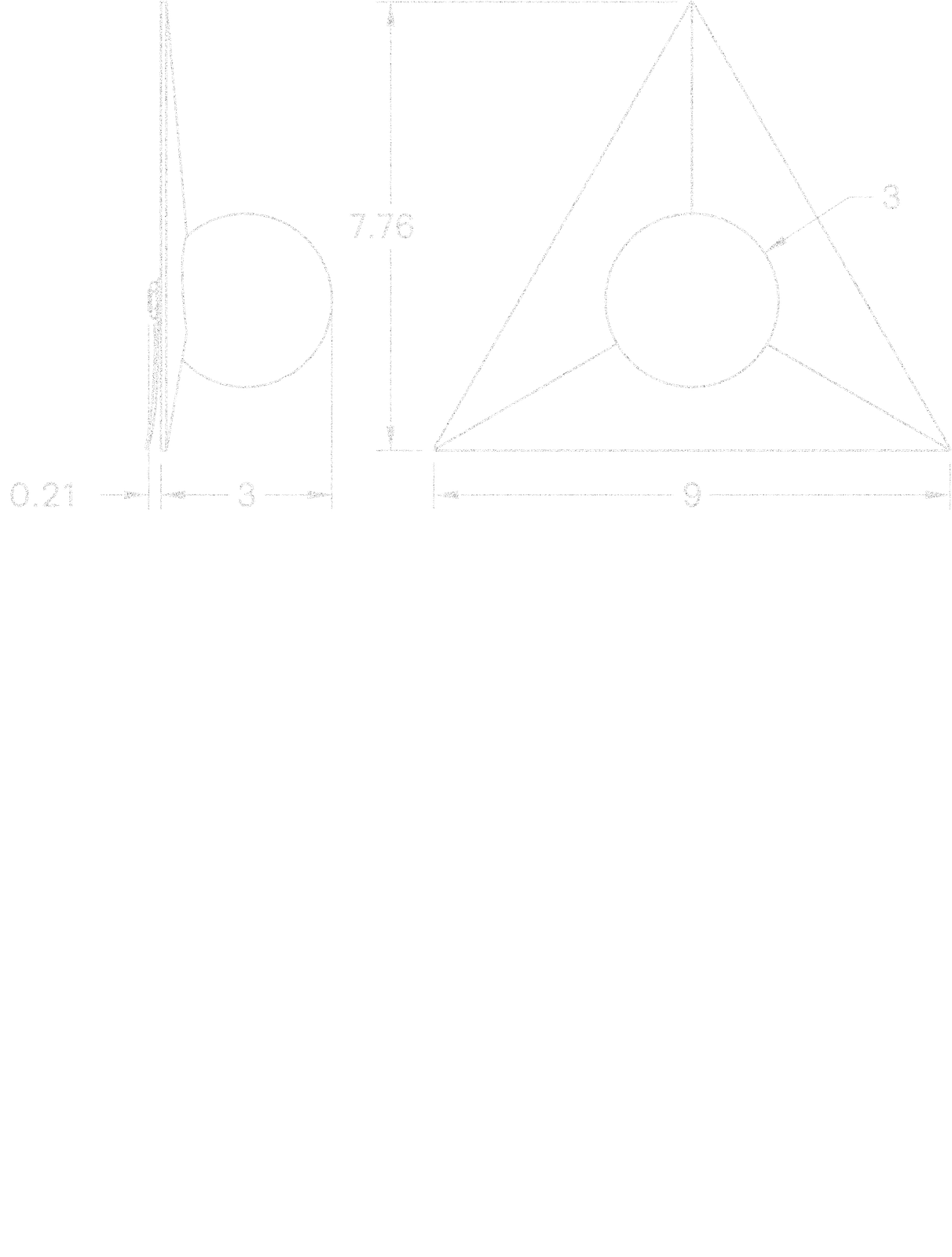 Triangle Mini Orb dimensions