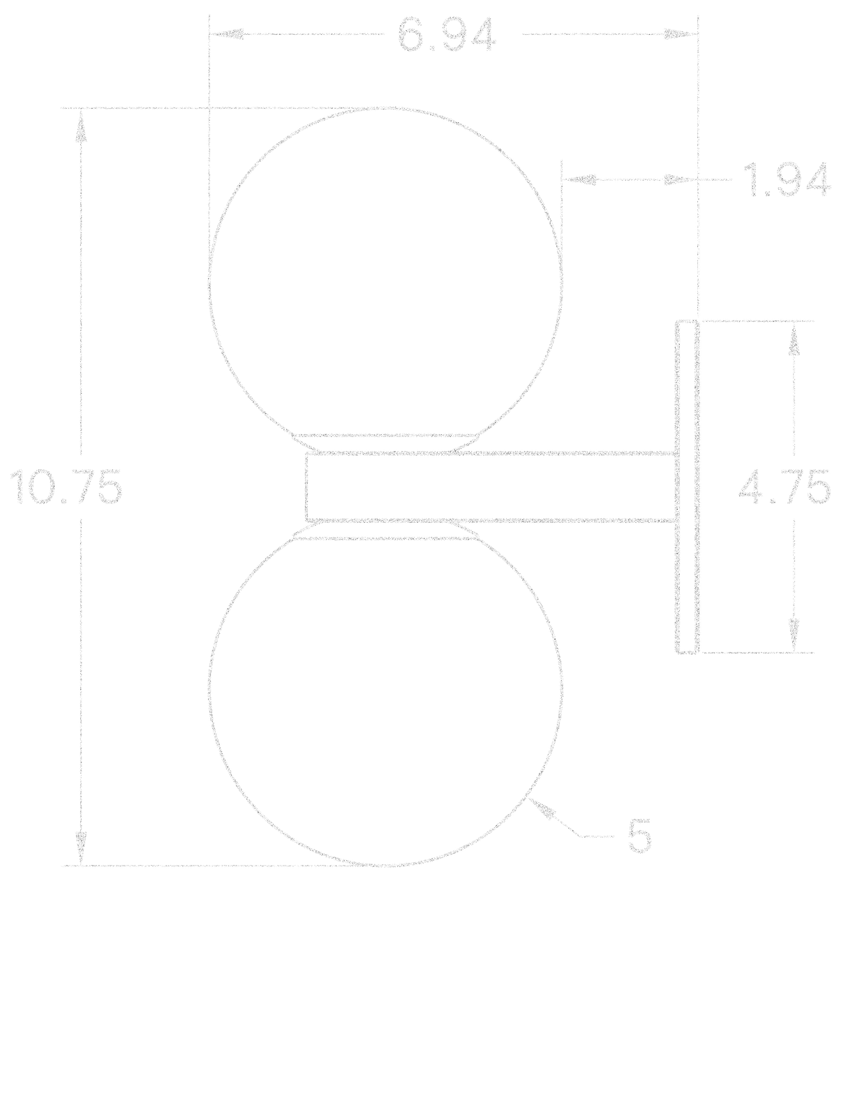 Dual Globe Sconce dimensions