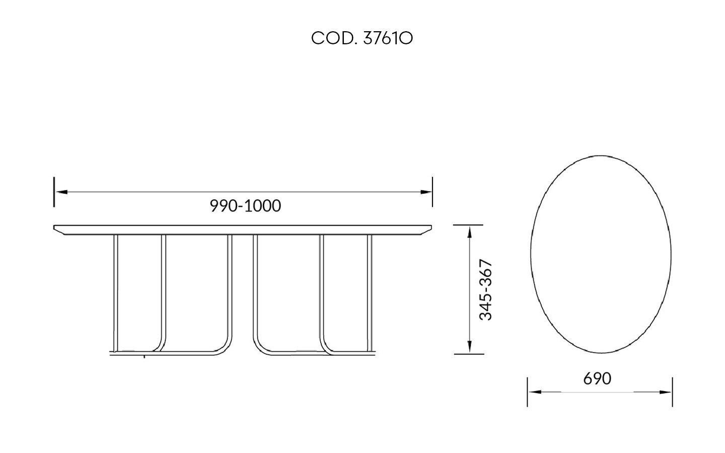 Scala Coffee Table dimensions