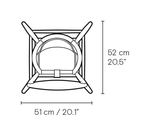 ND54S Baby Backrest for High Chair dimensions