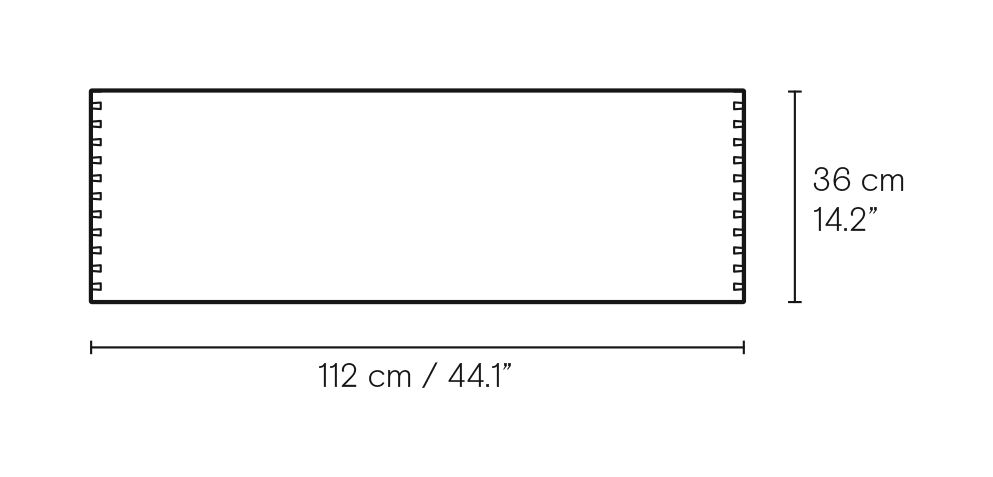 FK63 Deep bookcase dimensions