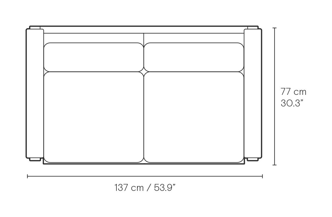 CH162 Sofa dimensions