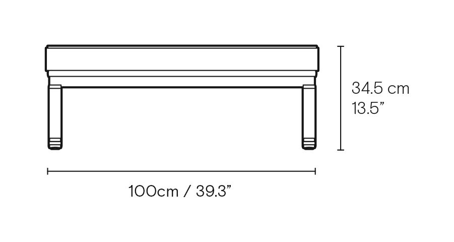 TK8 200x100 cm Daybed dimensions