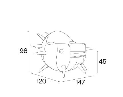 Bomb dimensions