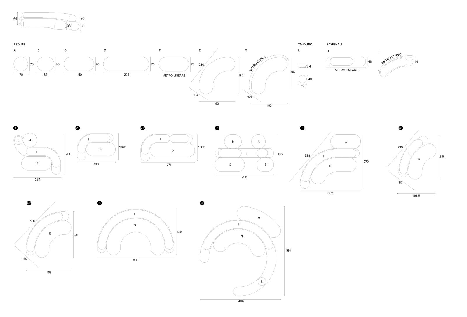Nefelibata Pouf dimensions