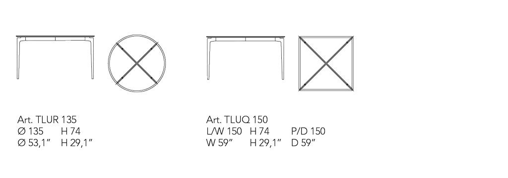 Liuto dimensions