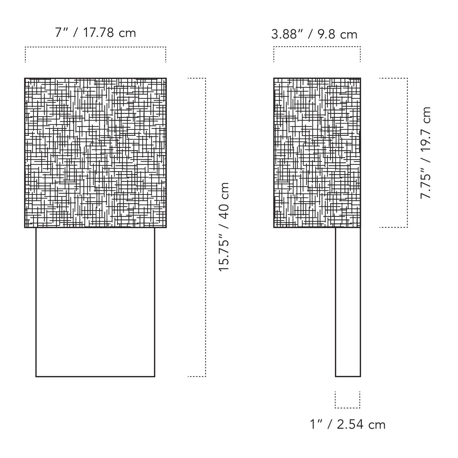 Pratt Sconce dimensions