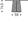 atrium wood round dimensions