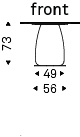 botero keramik round dimensions