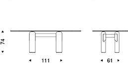 bilbao glass dimensions