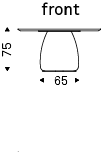 botero wood round dimensions