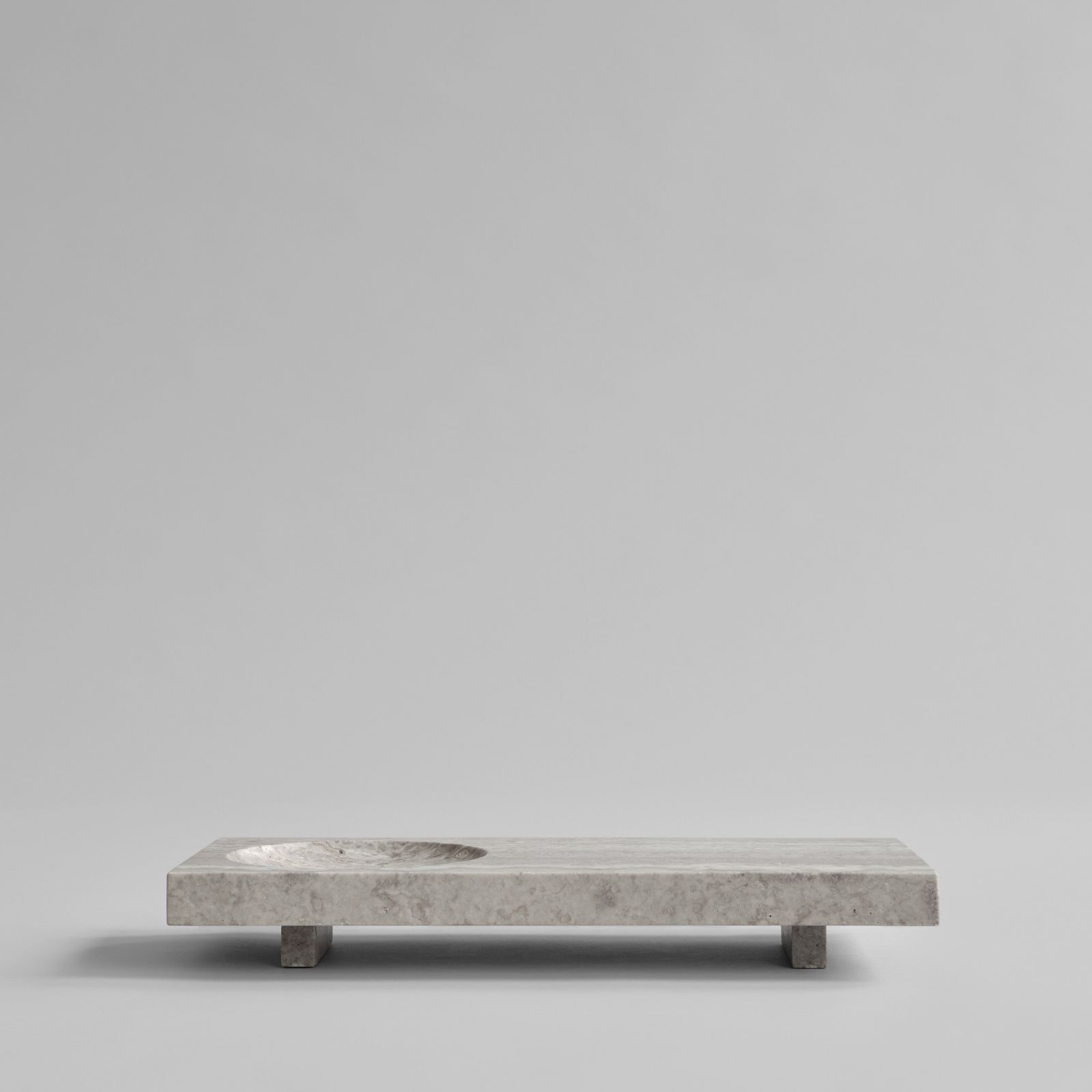 Oka Tray - Silver Travertine by 101 copenhagen