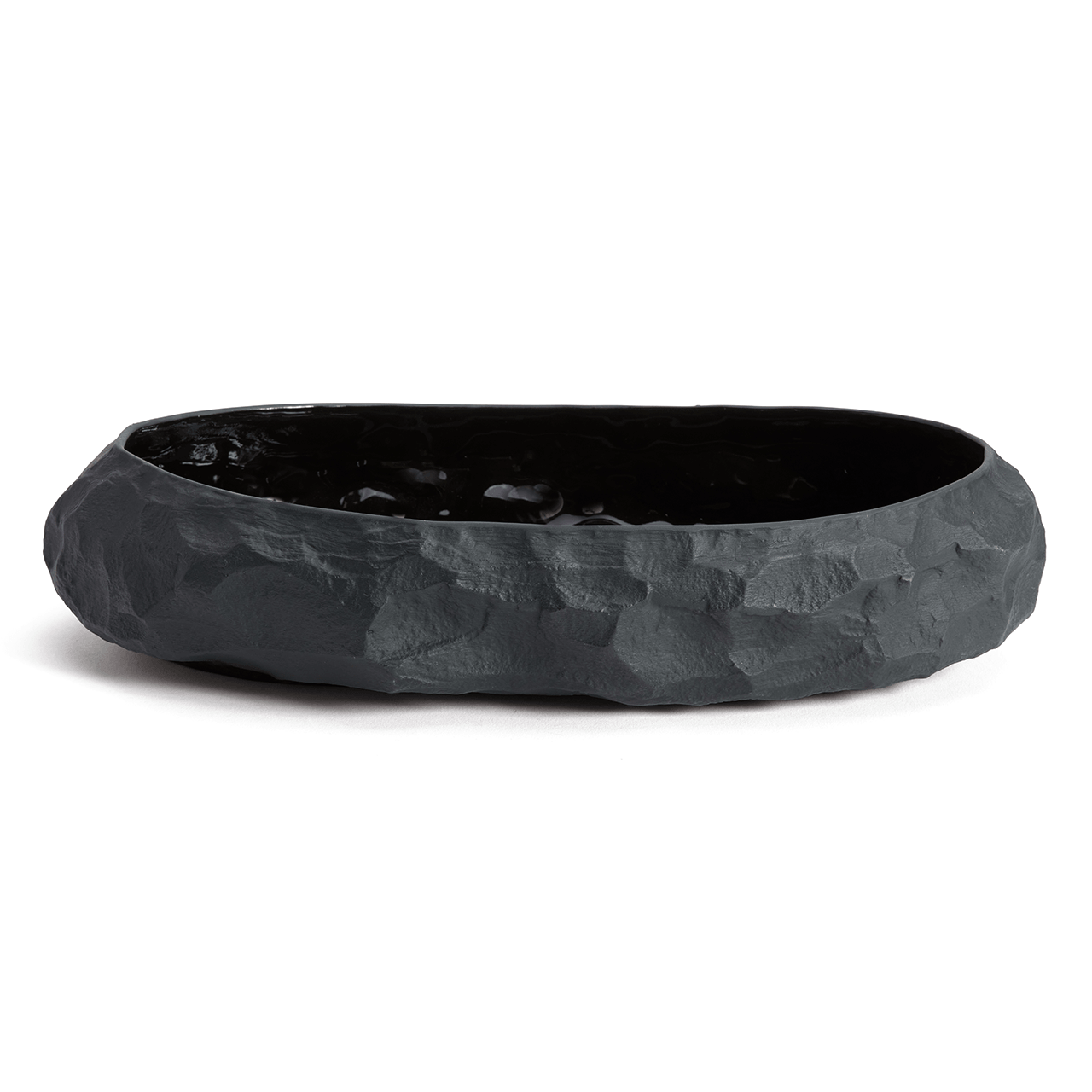 Crockery Black Largest Oblong Bowl by 1882 Ltd
