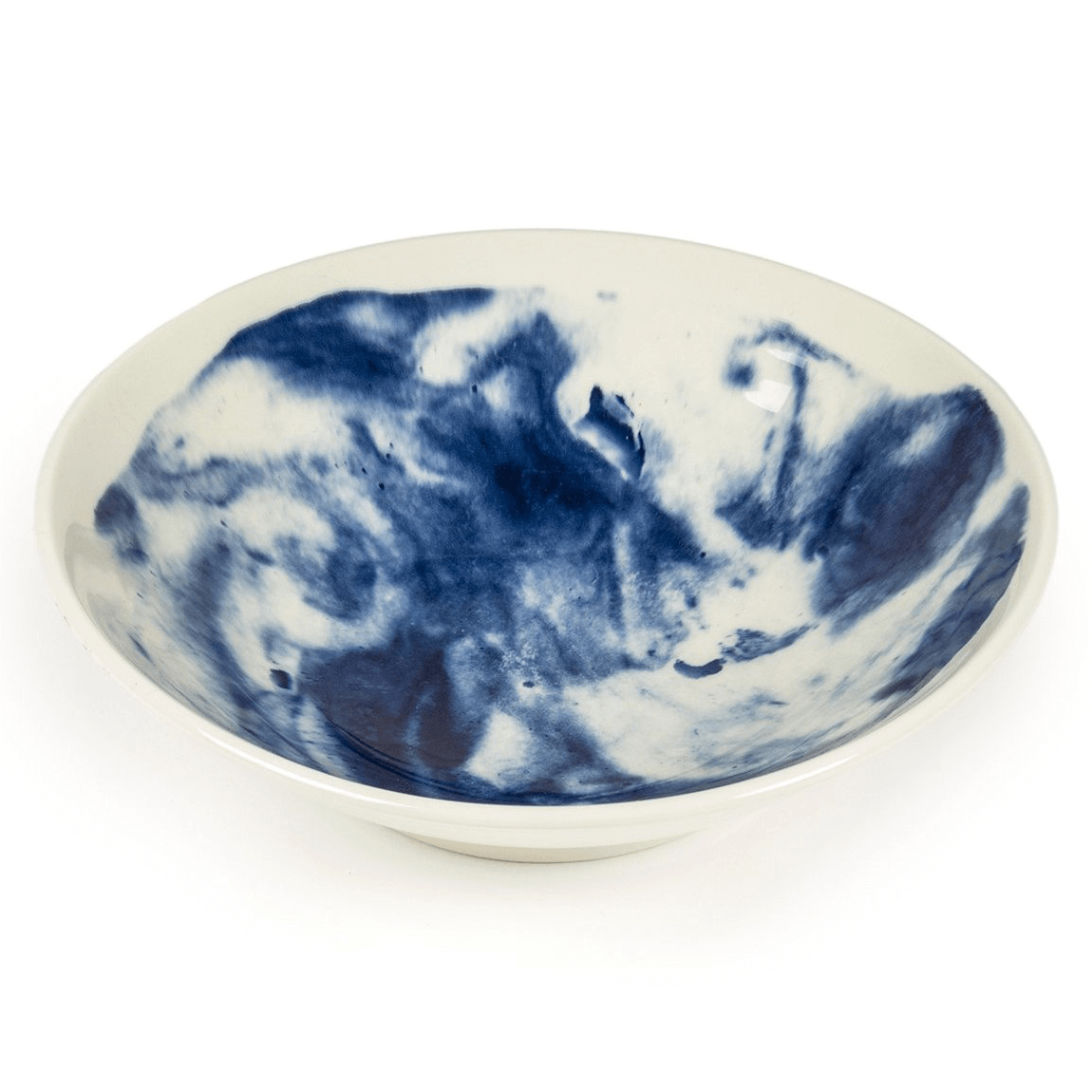Indigo Storm Medium Serving Bowl by 1882 Ltd