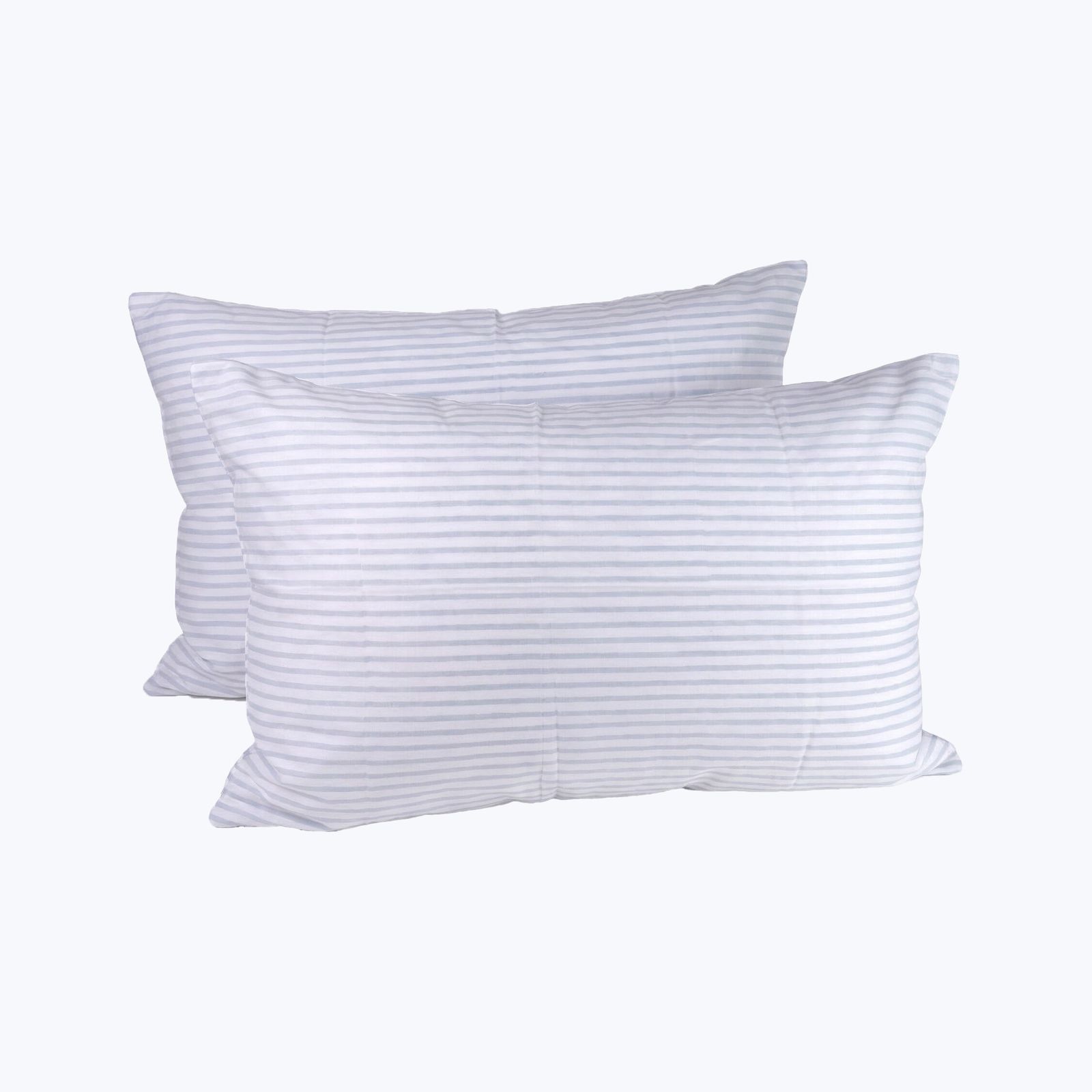 Light Blue Stripe Pillowcase by Abchome