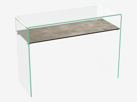 CONSOLE TABLE AURORA AVEC TABLETTE by Akante