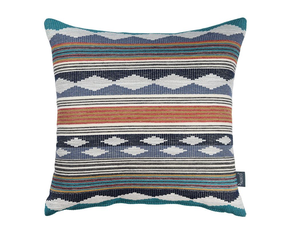 CUSHION L’ESPRIT AFRICAIN BLEU ZANZIBAR 40×40 by Aldeco