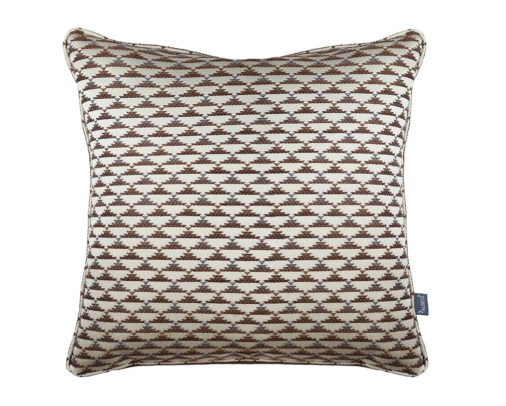 CUSHION HAUT DÉSERT VOYAGEUR CHOCOLATE 50×50 P by Aldeco