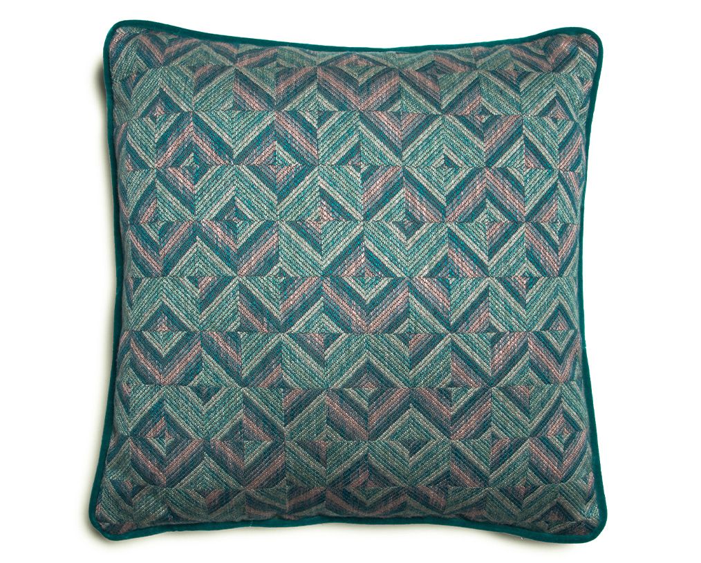 CUSHION GORGEOUS DIVA AQUA BLUE 45×45 P by Aldeco