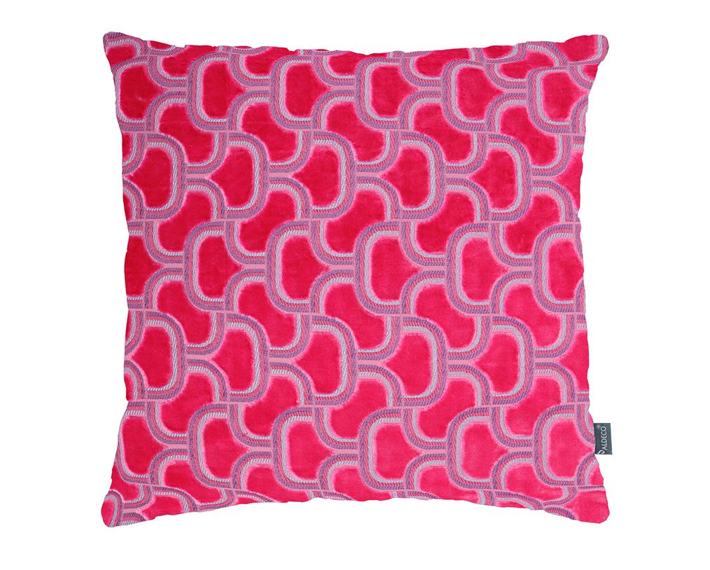 CUSHION DIGBY VELVET FUCHSIA 50×50 by Aldeco