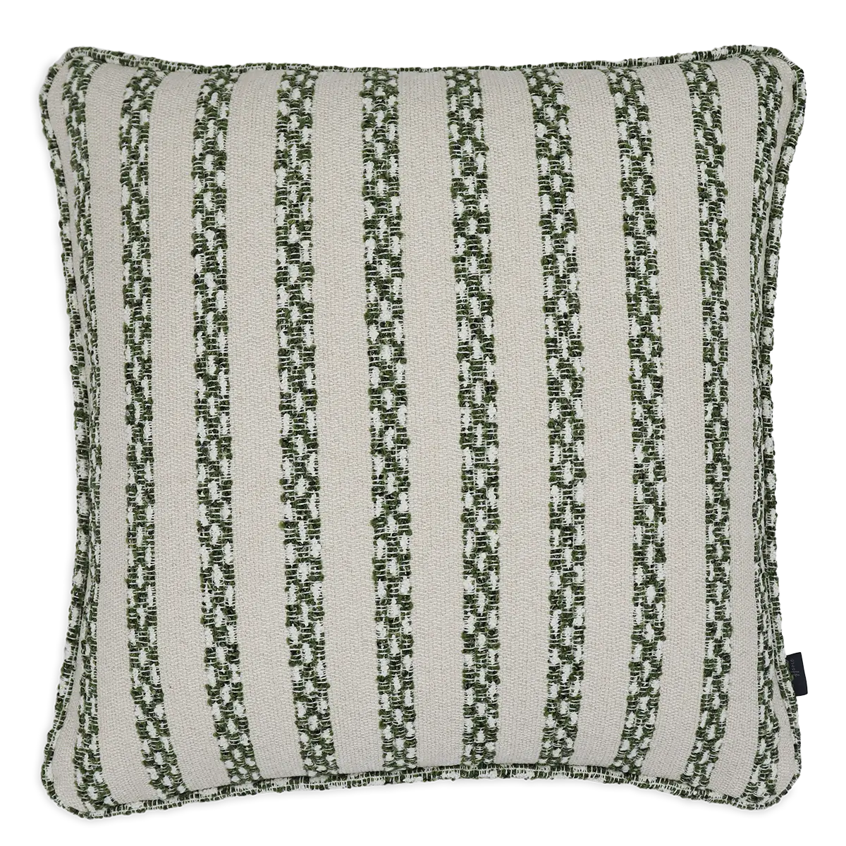 CUSHION FLAPPER STRIPE Moss Green 50X50 P by Aldeco