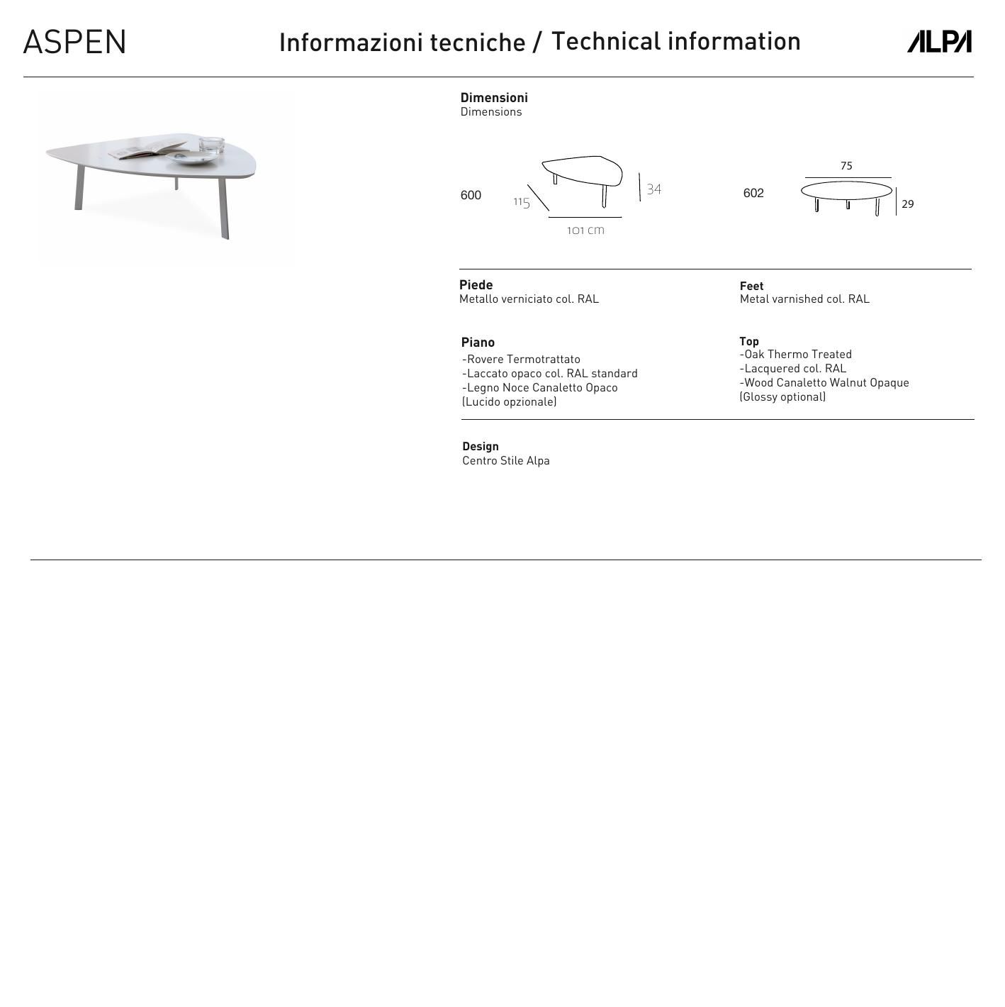 Aspen dimensions