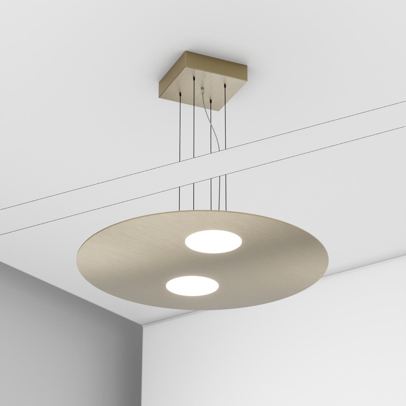 Sospensione POIS x2 - Ottone by Amarcords
