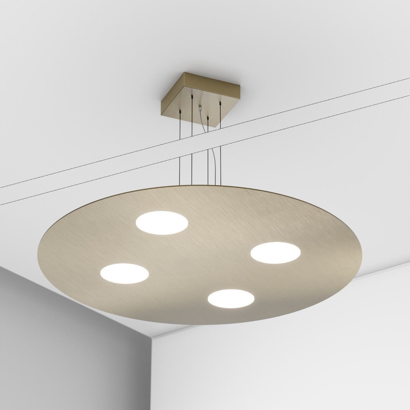 Sospensione POIS x4 - Ottone by Amarcords