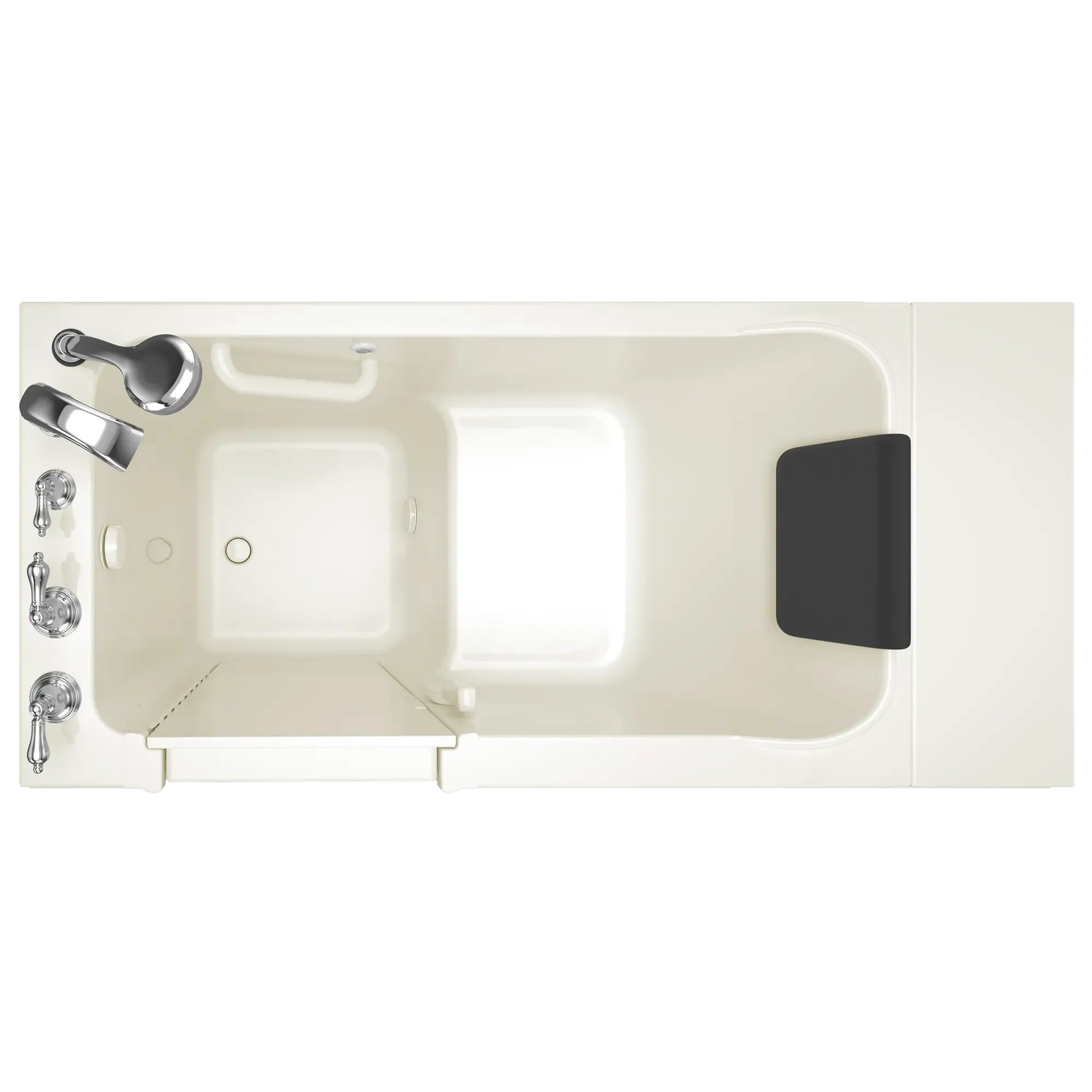 Acrylic Luxury Series 28 x 48-Inch Walk-in Tub With Soaker System - Right-Hand Drain With Faucet by American Standard