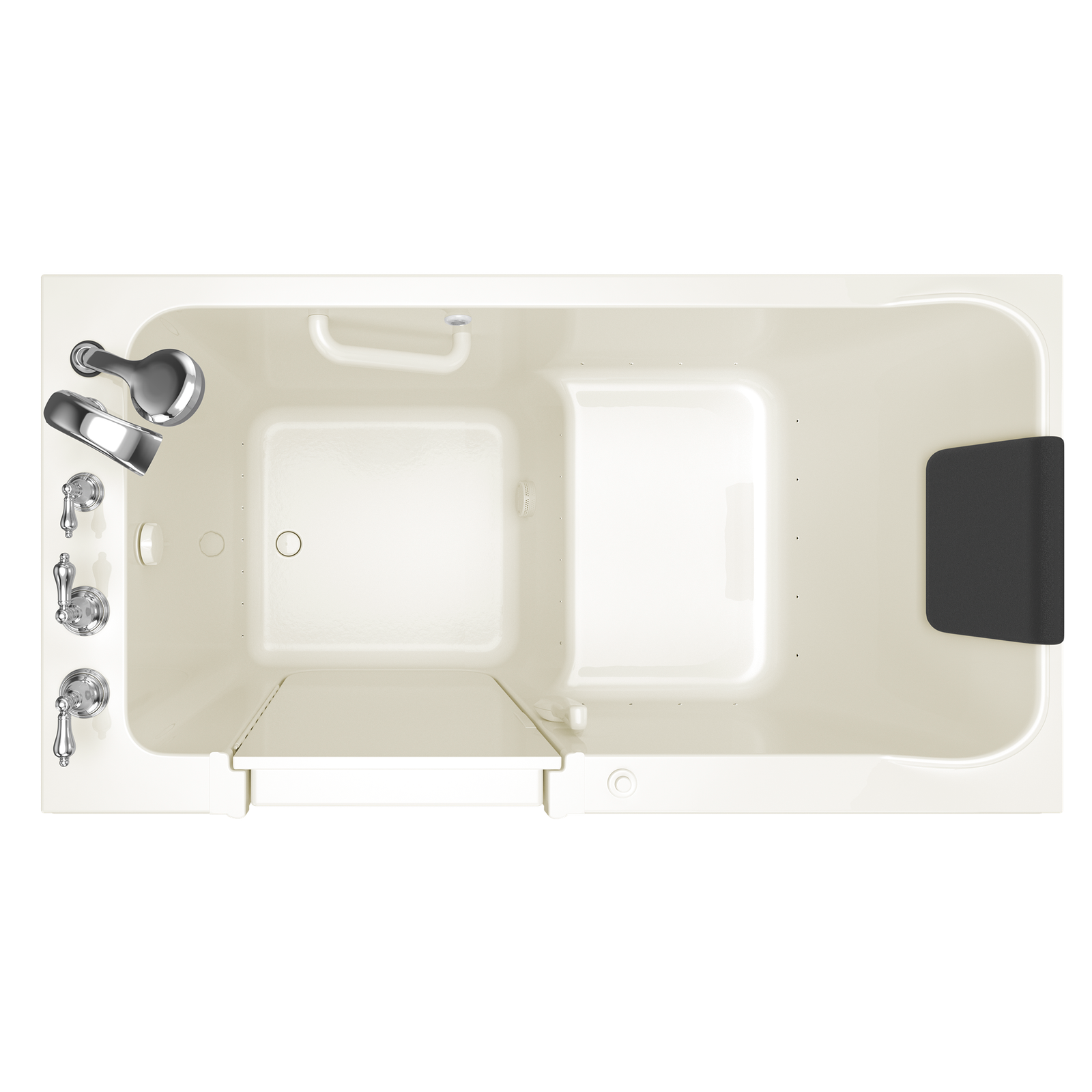 Acrylic Luxury Series 32 x 60 -Inch Walk-in Tub With Air Spa System - Left-Hand Drain With Faucet by American Standard