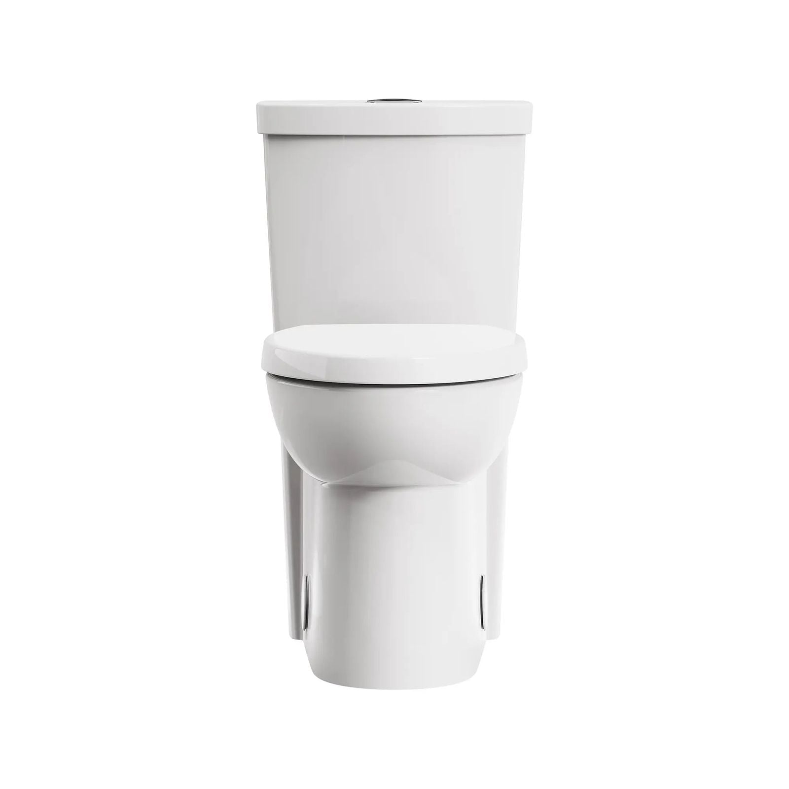 Studio Skirted Two-Piece Dual Flush 1.28 gpf/4.8 Lpf and 1.0 gpf/3.8 Lpf Chair Height Elongated Toilet With Seat by American Standard