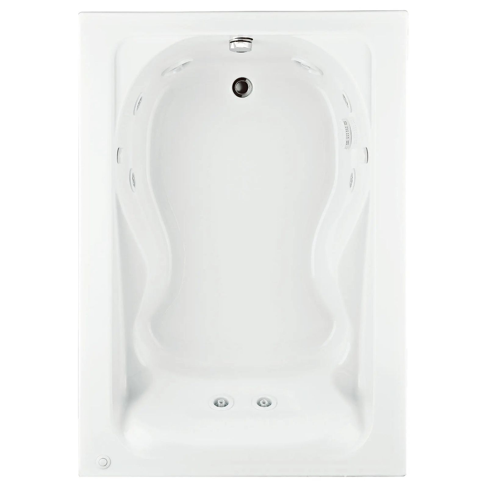 Cadet 60 x 42-Inch Drop-In Bathtub With EverClean Hydromassage System by American Standard