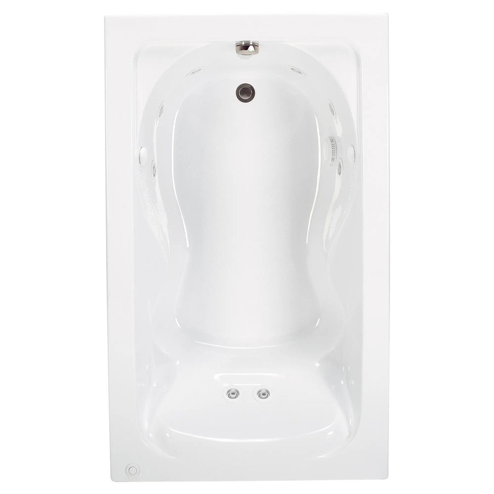 Cadet 72 x 42-Inch Drop-In Bathtub With EverClean Hydromassage System by American Standard