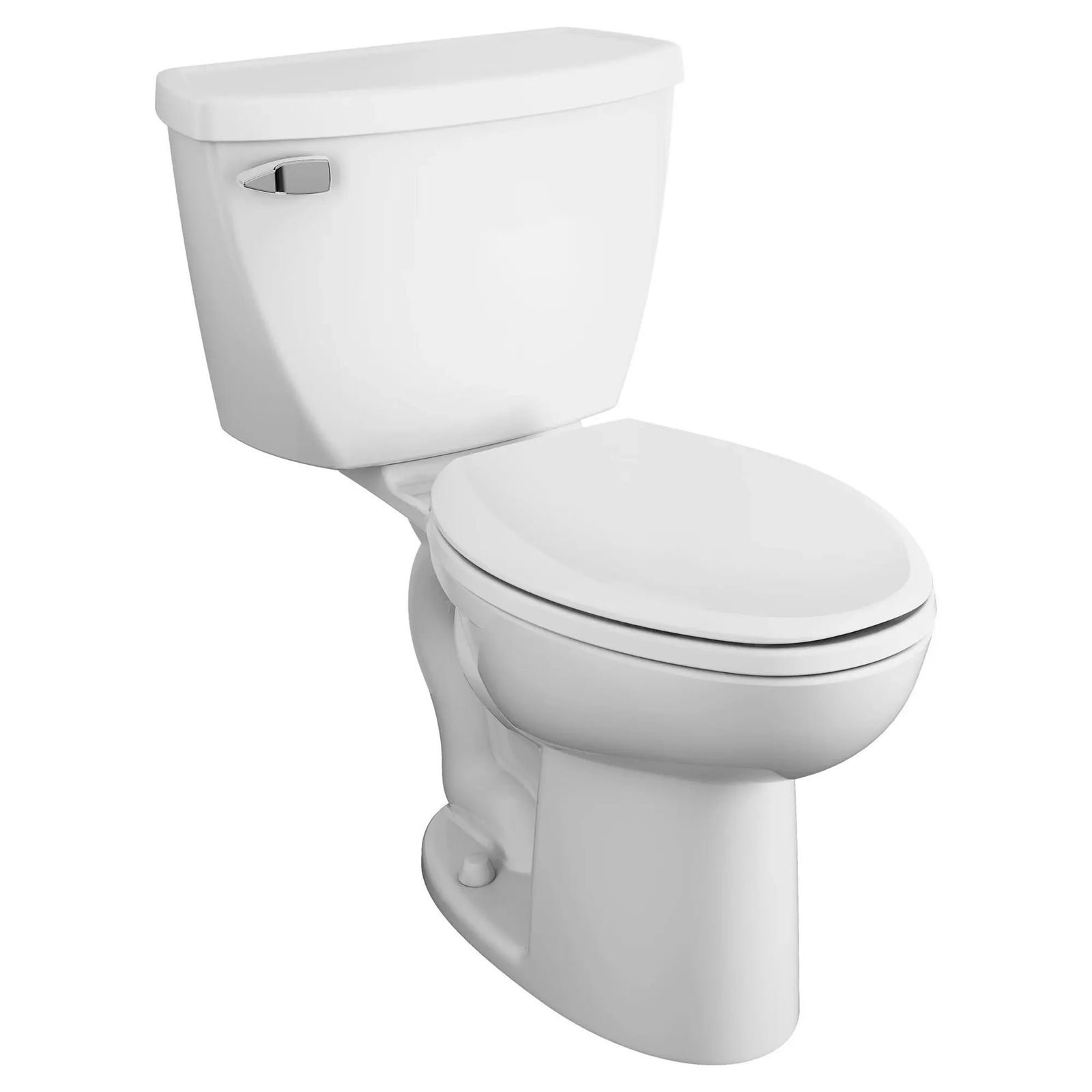 Cadet Two-Piece Pressure Assist 1.6 gpf/6.0 Lpf Chair Height Elongated EverClean Toilet With Bedpan Lugs by American Standard