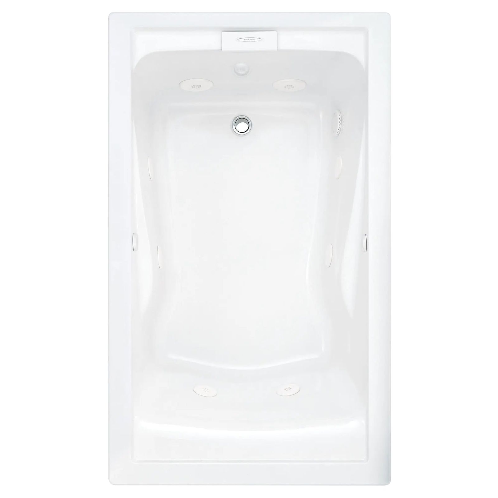 Evolution 60 x 36-Inch Deep Soak Drop-In Bathtub With EverClean Air Bath System by American Standard